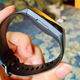 Excuse the cat hair, but the Charge 4 kept the same recessed button from the Charge 3.